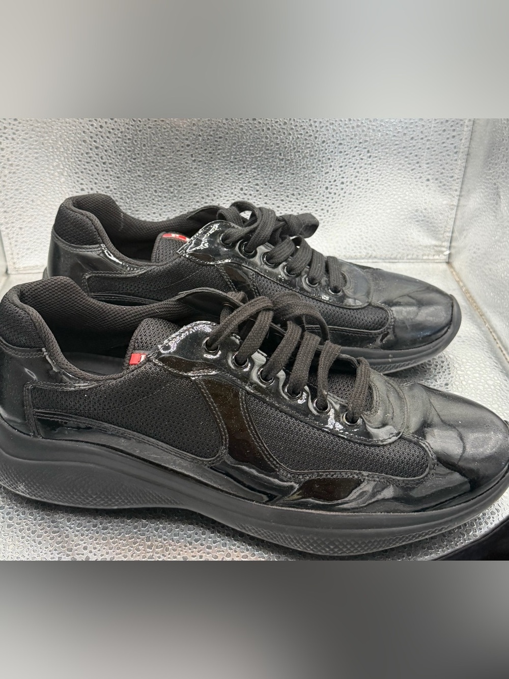 -Prada-America's Cup Vernice Bike Low Top Sneaker